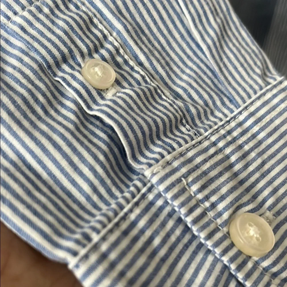 OSHKOSH B’GOSH Boy’s Blue Striped Shirt